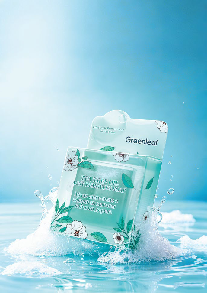 GREENLEAF აკნეს საწინააღმდეგო საპონი (100 გ)