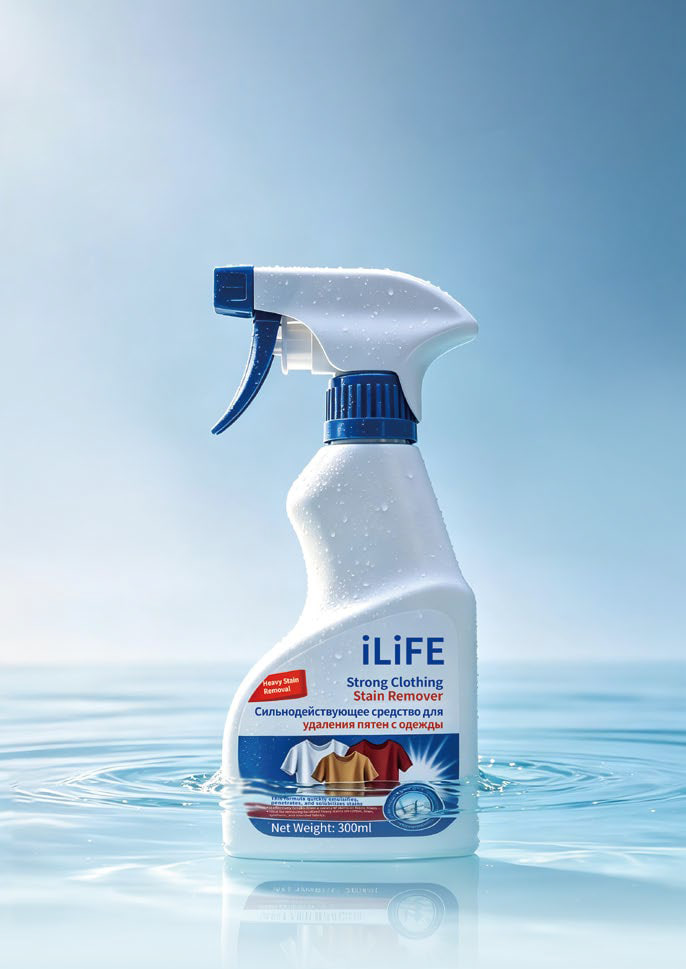 iLiFE ქსოვილიდან ლაქების მოსაშორებლი სითხე (300 მლ)