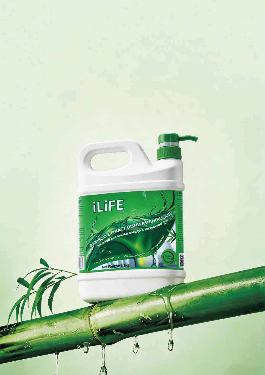 iLiFE ჭურჭლის ჯელე ბამბუკის ექსტრაქტით (1,1 კგ)