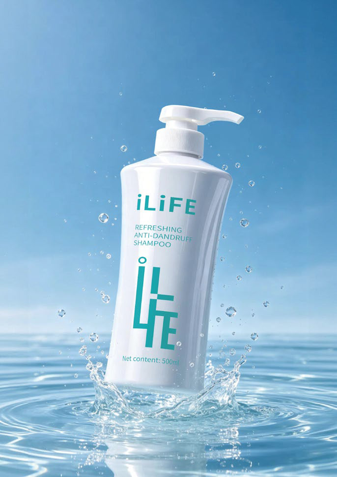 iLiFE ქერტლის საწინააღმდეგო შამპუნი (500 მლ)